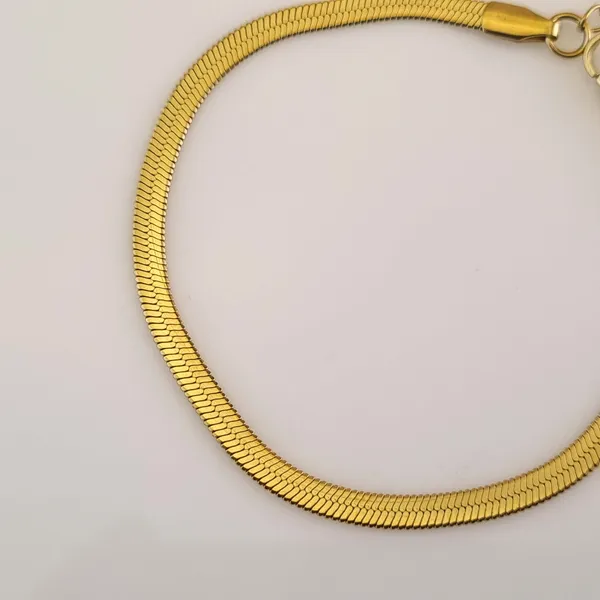 Gold_Stainless_Steel_Classic_Snake_Chain_Bracelet_For_Women