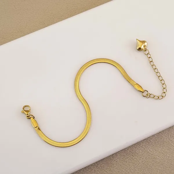 Gold_Stainless_Steel_Classic_Snake_Chain_Bracelet_For_Women