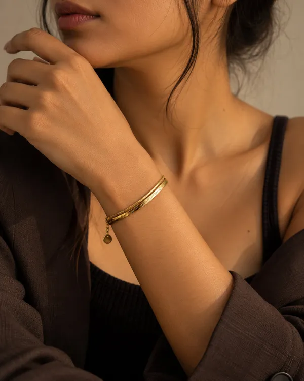 Double_Herringbone_Snake_Chain_Bracelet