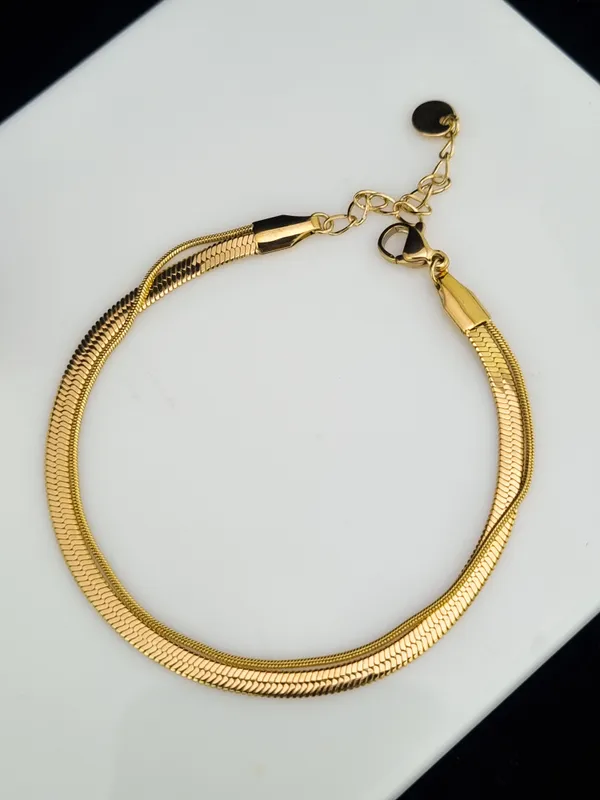 Double_Herringbone_Snake_Chain_Bracelet