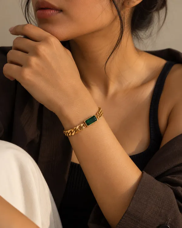 Emerald_CZ_Curb_and_Rope_Chain_Bracelet