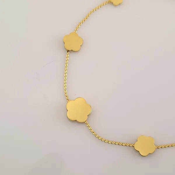 Gold_Stainless_Steel_Golden_Clover_Chain_Bracelet_For_Women
