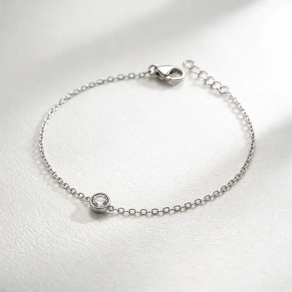 Silver_Stainless_Steel_Luna_Solitaire_Bracelet_For_Women