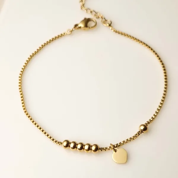 Gold_Stainless_Steel_Noir_Line_Bracelet_For_Women