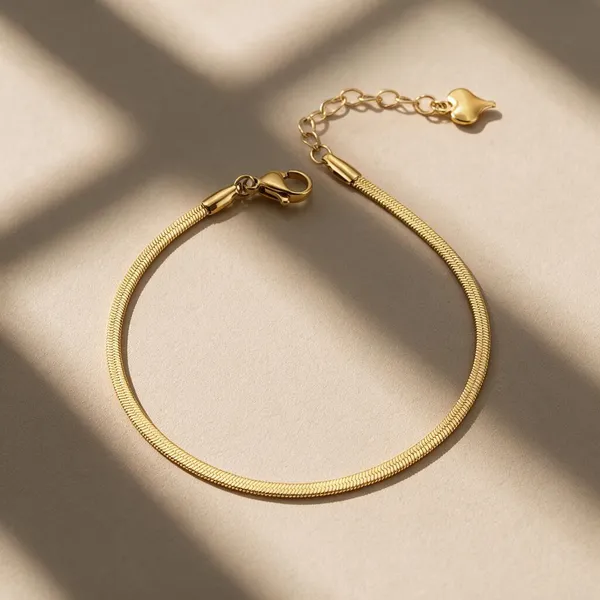 Gold_Stainless_Steel_Siena_Slim_Bracelet_For_Women