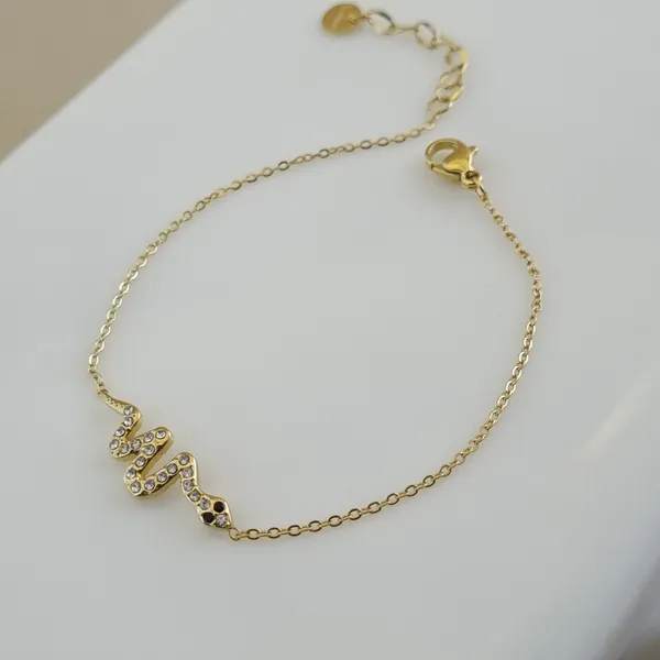 Gold_Stainless_Steel_Snake_Charm_Bracelet_For_Women