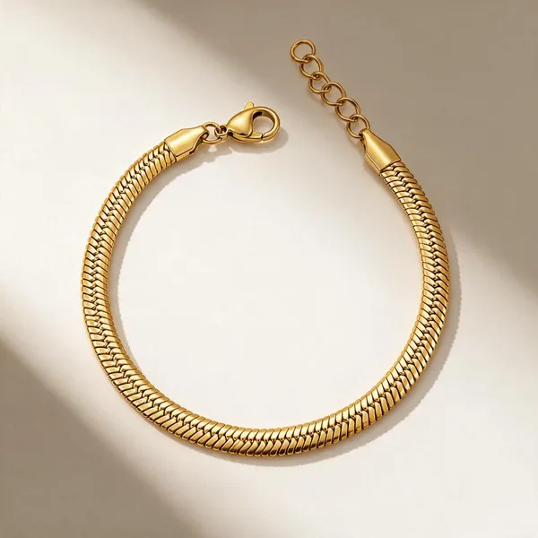 Gold_Stainless_Steel_Snake_Chain_Bracelet_For_Women