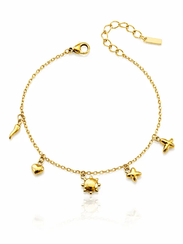 Gold_Stainless_Steel_Whimsical_Charm_Bracelet_For_Women