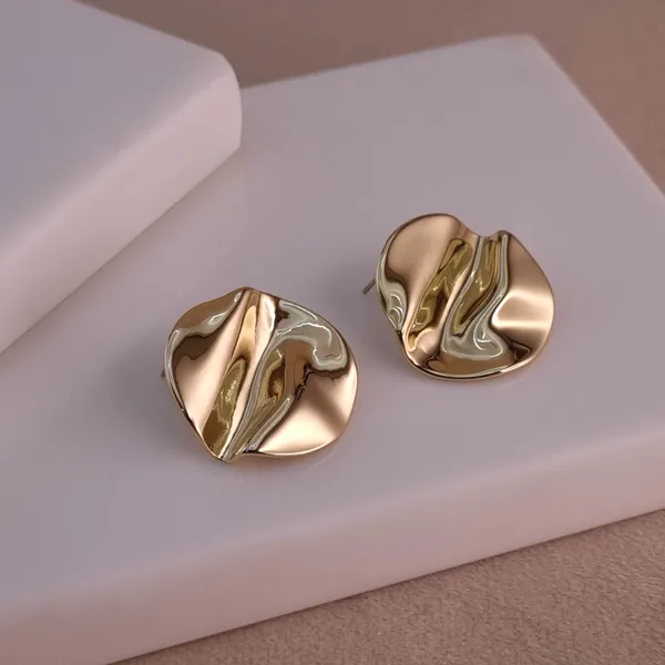 Gold_Stainless_Steel_Abstract_Luxe_Earrings_For_Women