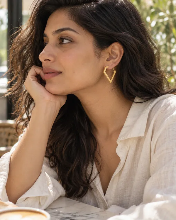 Gold_Stainless_Steel_Angular_Diamond_Hoop_Earrings_For_Women