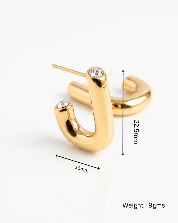 Gold_Stainless_Steel_Arch_Cz_Stud_Earrings_For_Women