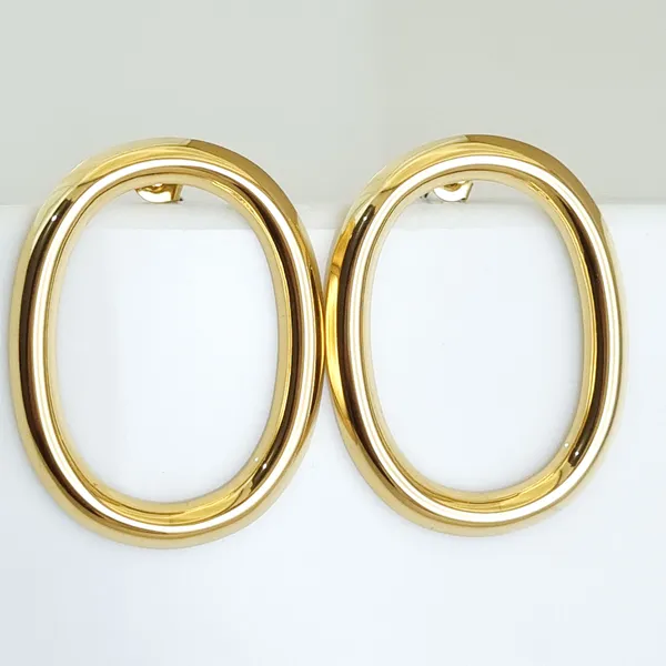 Gold_Stainless_Steel_Oval_Essence_Hoop_Earrings_For_Women