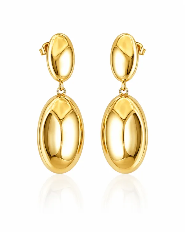 Gold_Stainless_Steel_Sculptural_Drop_Earrings_For_Women