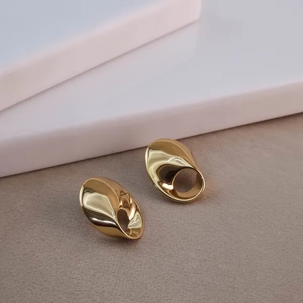 Gold_Stainless_Steel_Aureole_Earrings_For_Women