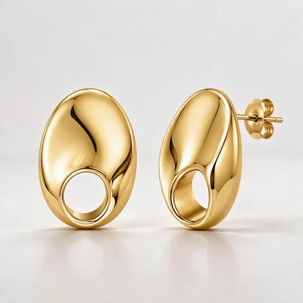 Gold_Stainless_Steel_Aureole_Earrings_For_Women