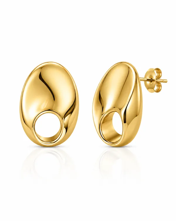 Gold_Stainless_Steel_Aureole_Earrings_For_Women