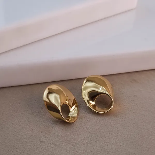 Gold_Stainless_Steel_Aureole_Earrings_For_Women