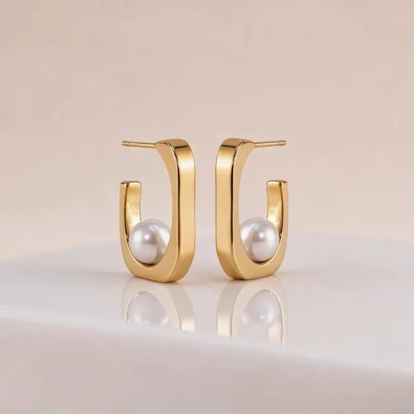 Gold_Stainless_Steel_Aurum_Crescent_Hoop_Earrings_For_Women