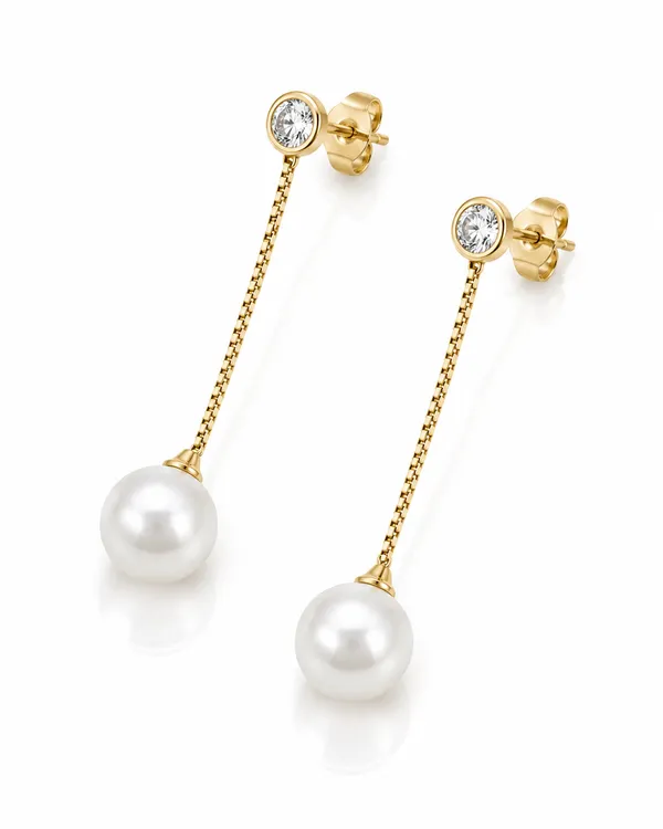 CZ_Bezel_and_Pearl_Drop_Chain_Earrings