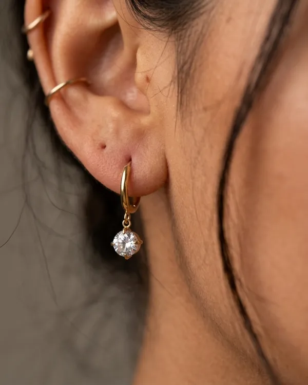 CZ_Drop_Huggie_Hoop_Earrings