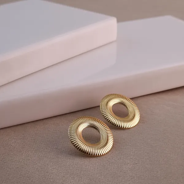 Gold_Stainless_Steel_Cascade_Drop_Earrings_For_Women