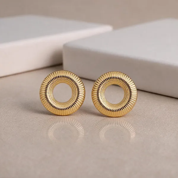 Gold_Stainless_Steel_Cascade_Drop_Earrings_For_Women