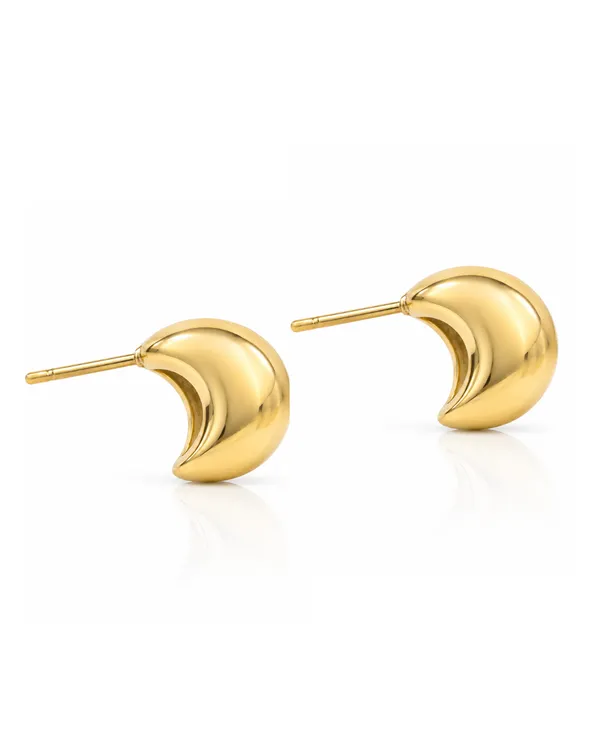 Chunky_Crescent_Moon_Stud_Earrings