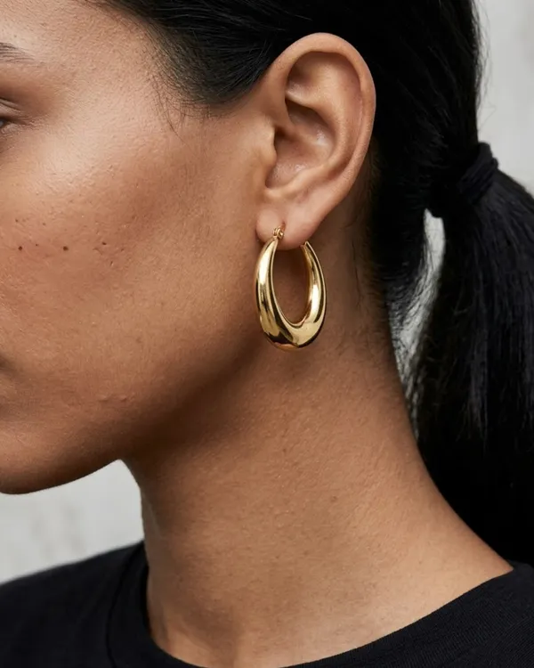 Chunky_Gold_Dome_Hoop_Earrings