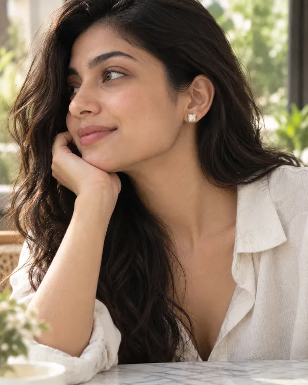 Clover_CZ_Bezel_Stud_Earrings