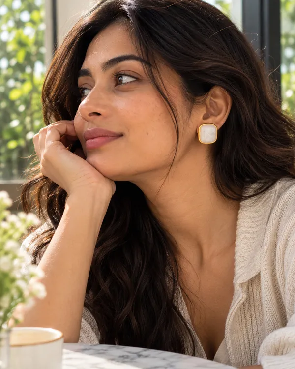 Cognac_Resin_Cushion_Statement_Stud_Earrings