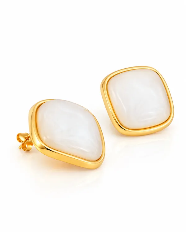 Cognac_Resin_Cushion_Statement_Stud_Earrings