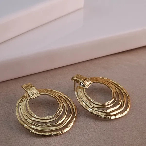 Gold_Stainless_Steel_Crescendo_Hoop_Earrings_For_Women
