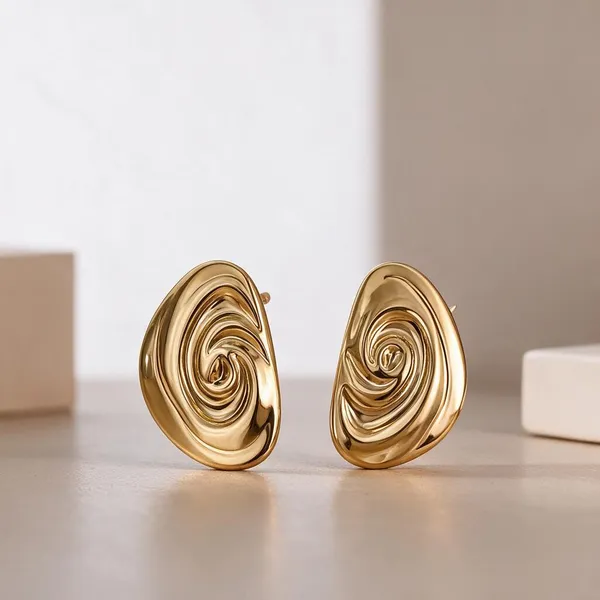 Gold_Stainless_Steel_Curved_Arc_Hoop_Earrings_For_Women