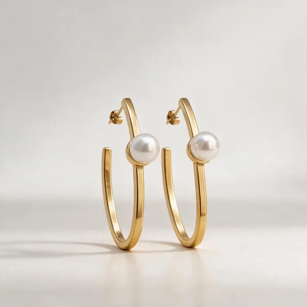 Gold_Stainless_Steel_Double_Bar_Pearl_Statement_Earrings_For_Women