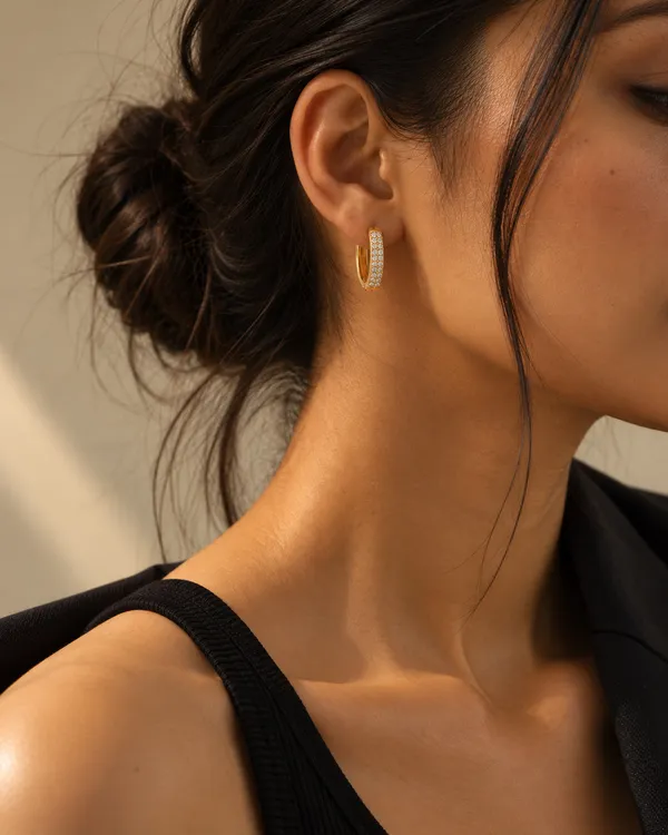Double_Row_Pave_CZ_Huggie_Hoop_Earrings