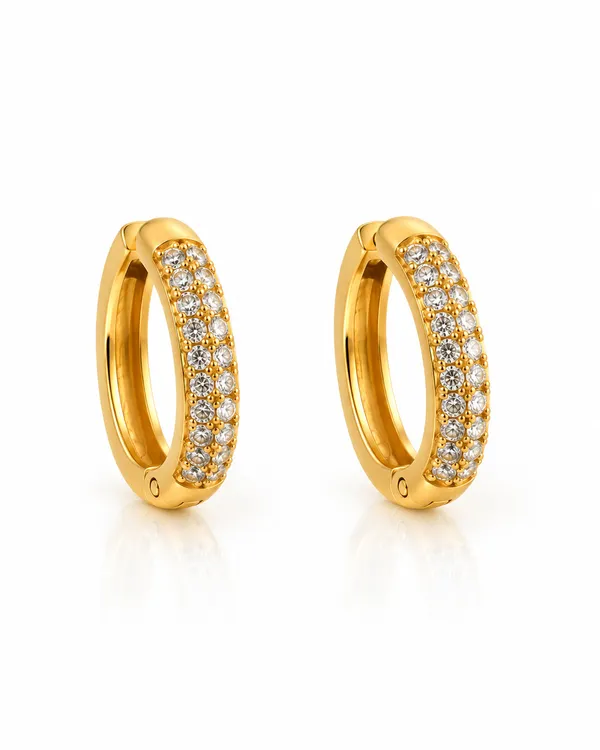 Double_Row_Pave_CZ_Huggie_Hoop_Earrings