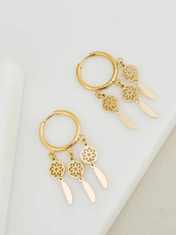 Dreamcatcher_Feather_Fringe_Hoop_Earrings