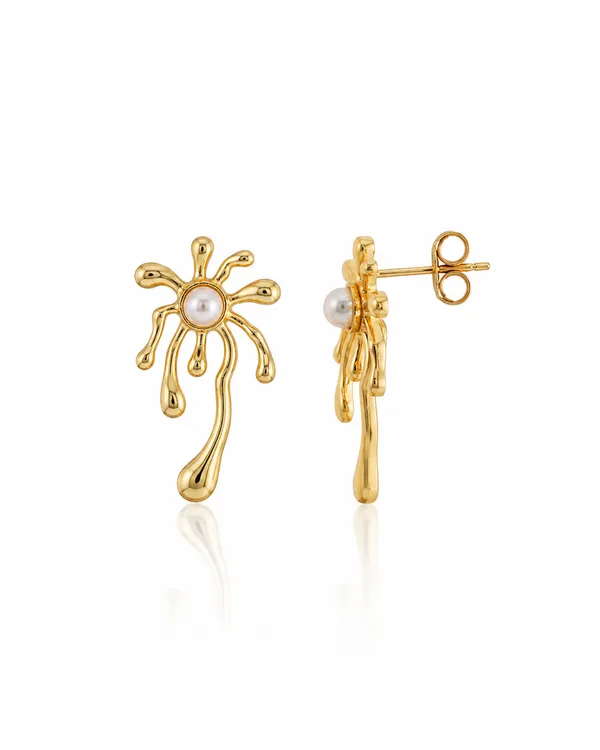 Gold_Stainless_Steel_Eclipse_Spark_Stud_Earrings_For_Women