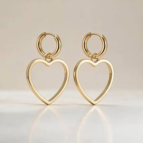 Gold_Stainless_Steel_Elysian_Open-Heart_Drop_Earrings_For_Women