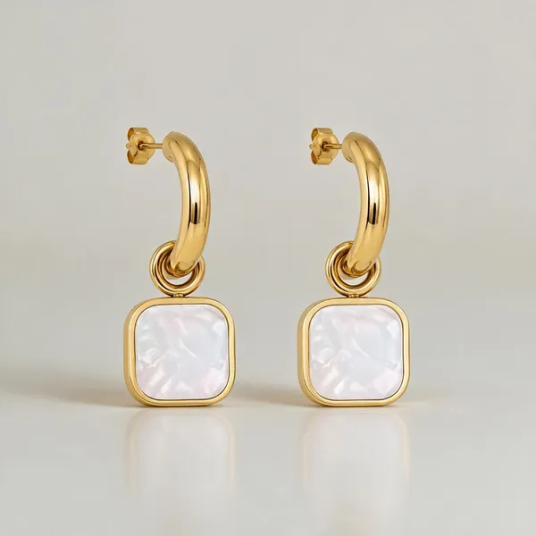 Gold_Stainless_Steel_Ethereal_Square_Inlay_Drop_Earrings_For_Women