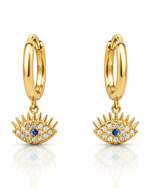 Evil_Eye_CZ_Charm_Hoop_Earrings