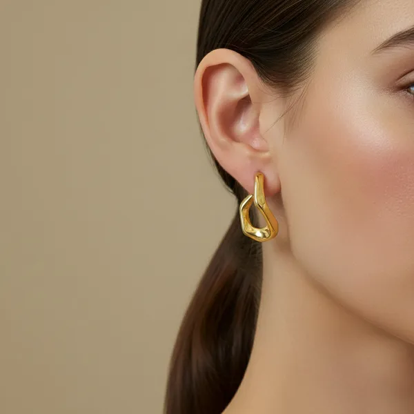 Flux_Geometric_Huggie_Earrings