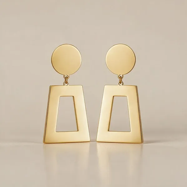 Gold_Stainless_Steel_Geometric_Pillar_Drop_Earrings_For_Women