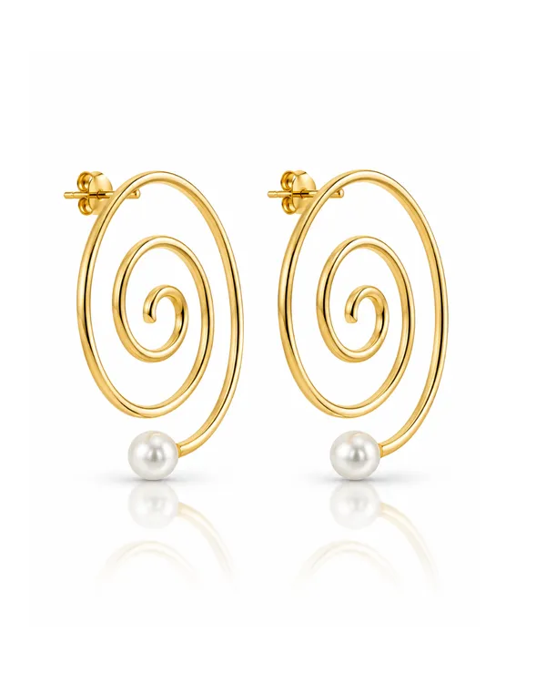 Gold_Spiral_Pearl-Tip_Hoop_Earrings
