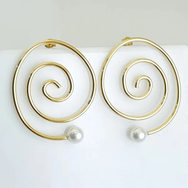 Gold_Spiral_Pearl-Tip_Hoop_Earrings