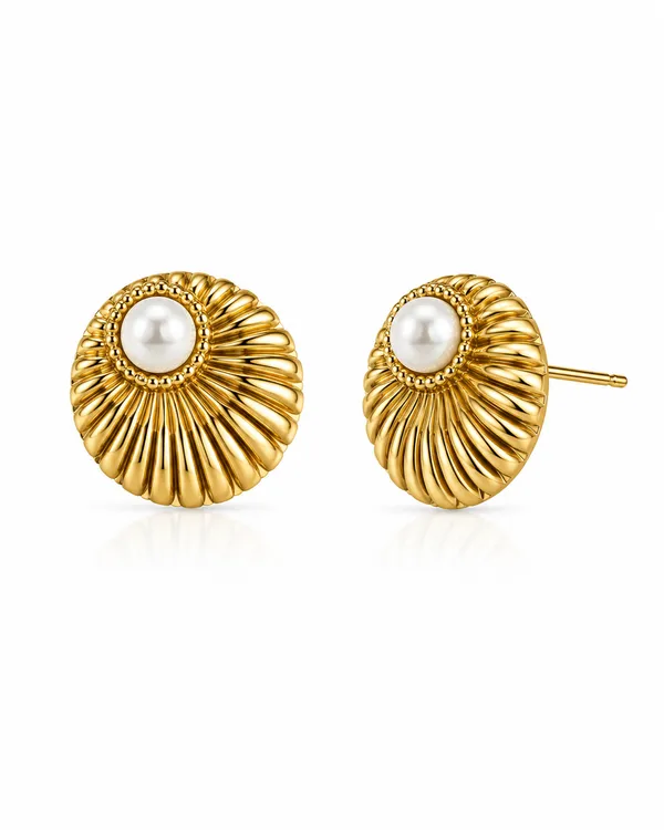 Golden_Shell_Earrings