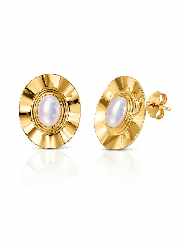 Golden_Wave_Frames_Earrings