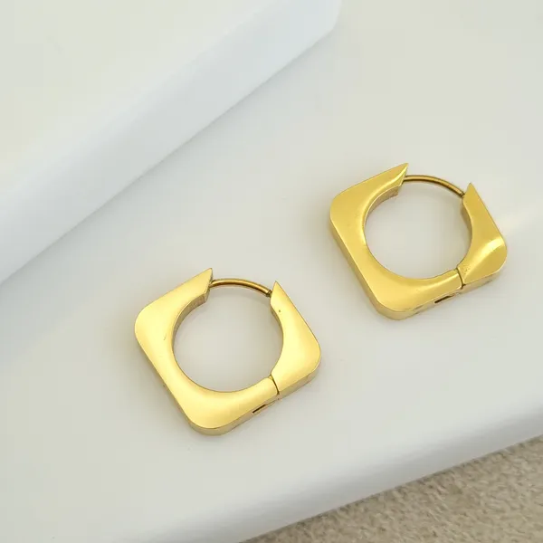 Gold_Stainless_Steel_Linear_Quadra_Huggie_Earrings_For_Women