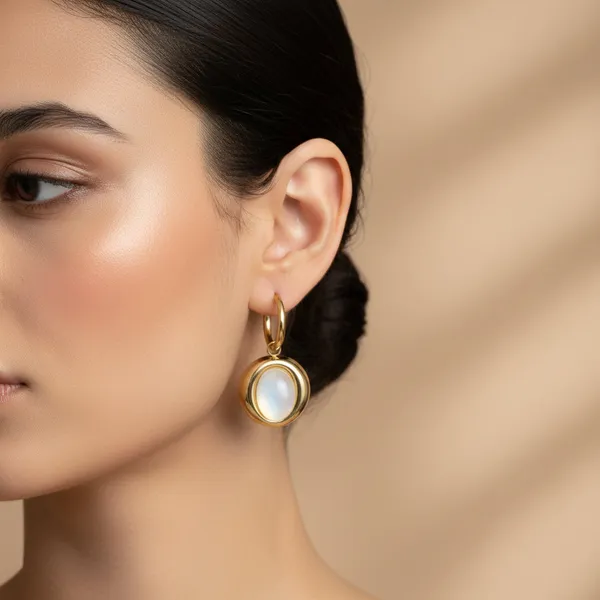 Gold_Stainless_Steel_Moonstone_Orb_Drop_Earrings_For_Women