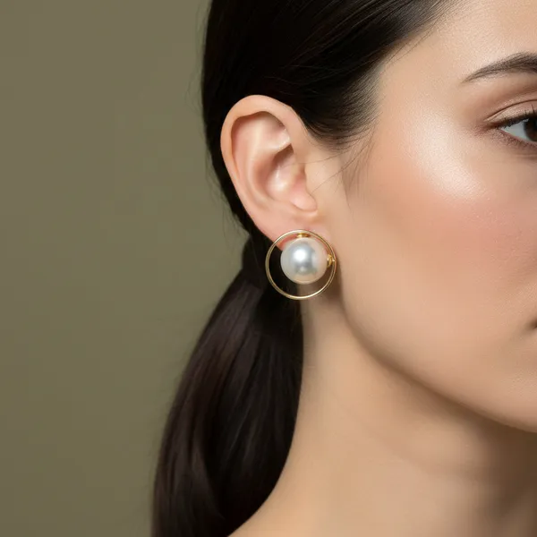 Gold_Stainless_Steel_Pearl_Halo_Stud_Earrings_For_Women